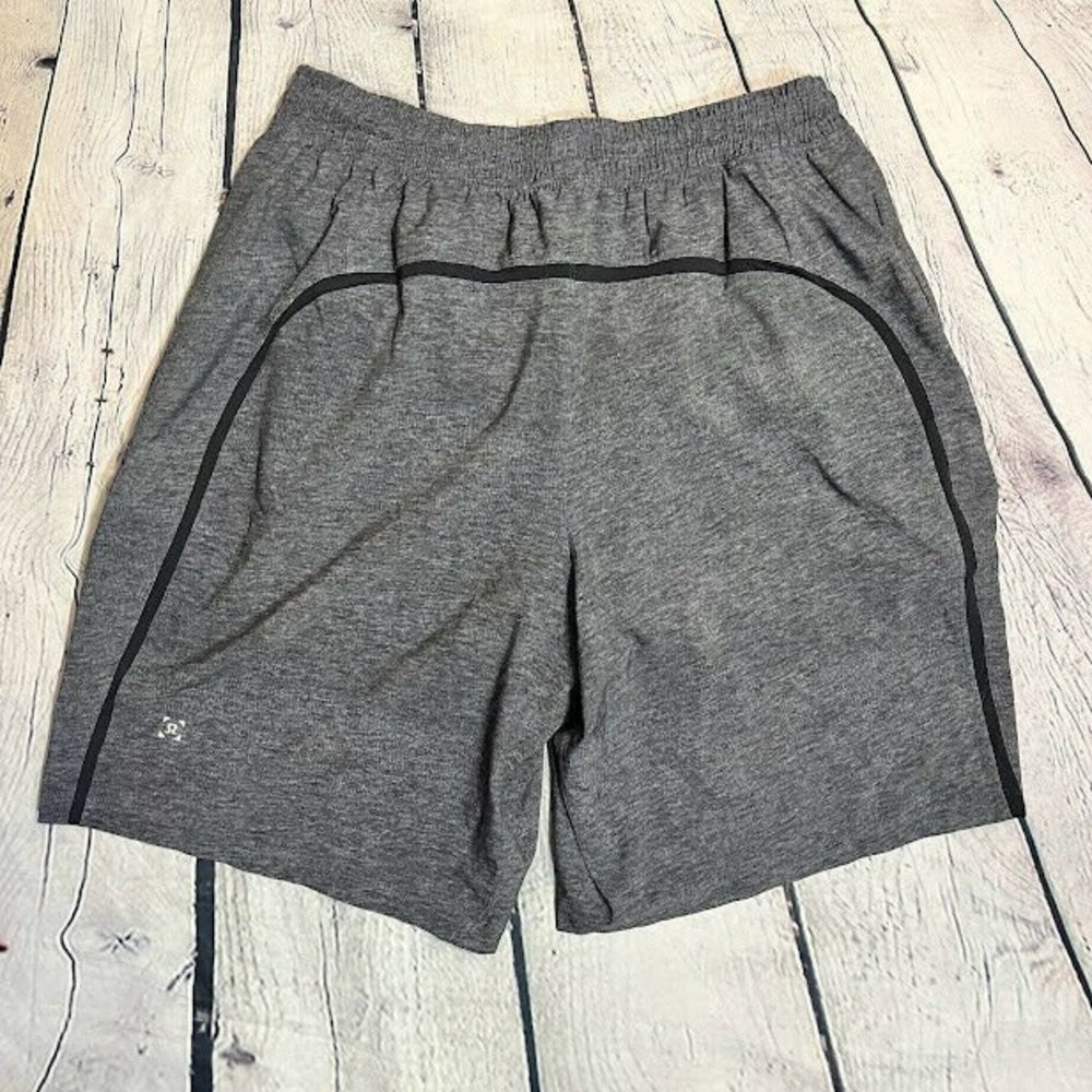 Lululemon Dark Gray Lined 9" Inseam Shorts Size Medium Pace Breaker Running Gym